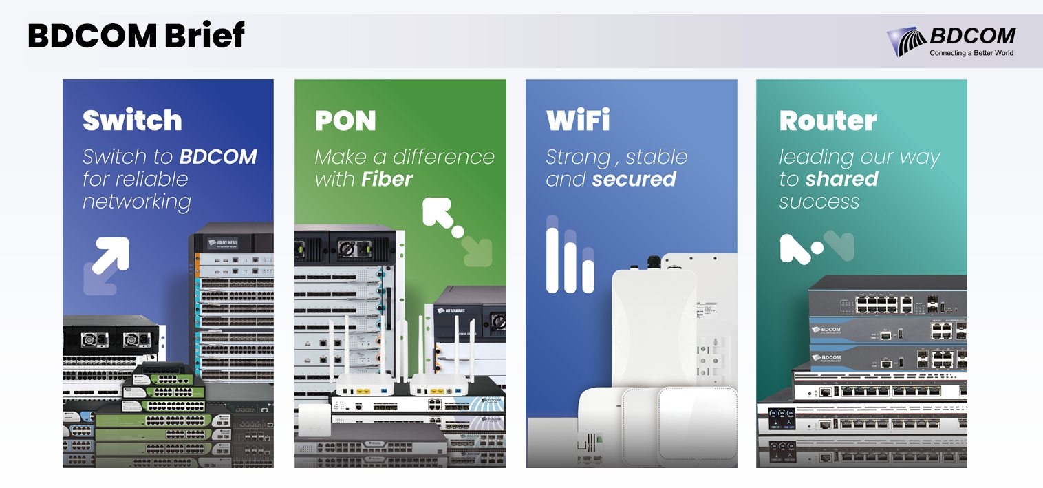 Huviron Việt Nam phân phối chính hãng thiết bị mạng BDCom