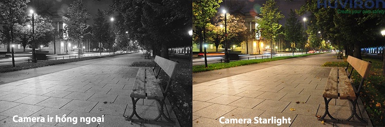 Công nghệ Starlight có chức năng khử nhiễu tinh vi