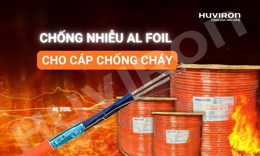 Lớp băng nhôm chống nhiễu Al Foil cho cáp chống cháy