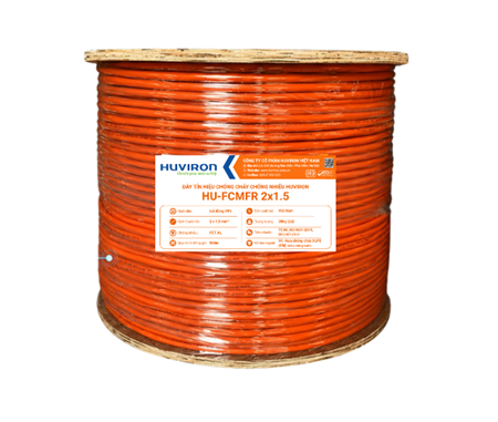 Dây tín hiệu chống cháy chống nhiễu HU-FCMFR 2x1.5