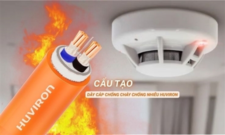 Cấu tạo cáp chống cháy Huviron: Giải pháp cho hệ thống PCCC