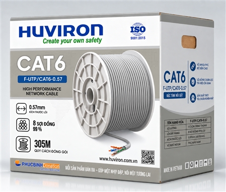 Cáp mạng F-UTP/CAT6-0.57