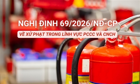 Thay đổi quy định xử phạt vi phạm PCCC theo Nghị định 69/2026/NĐ – CP